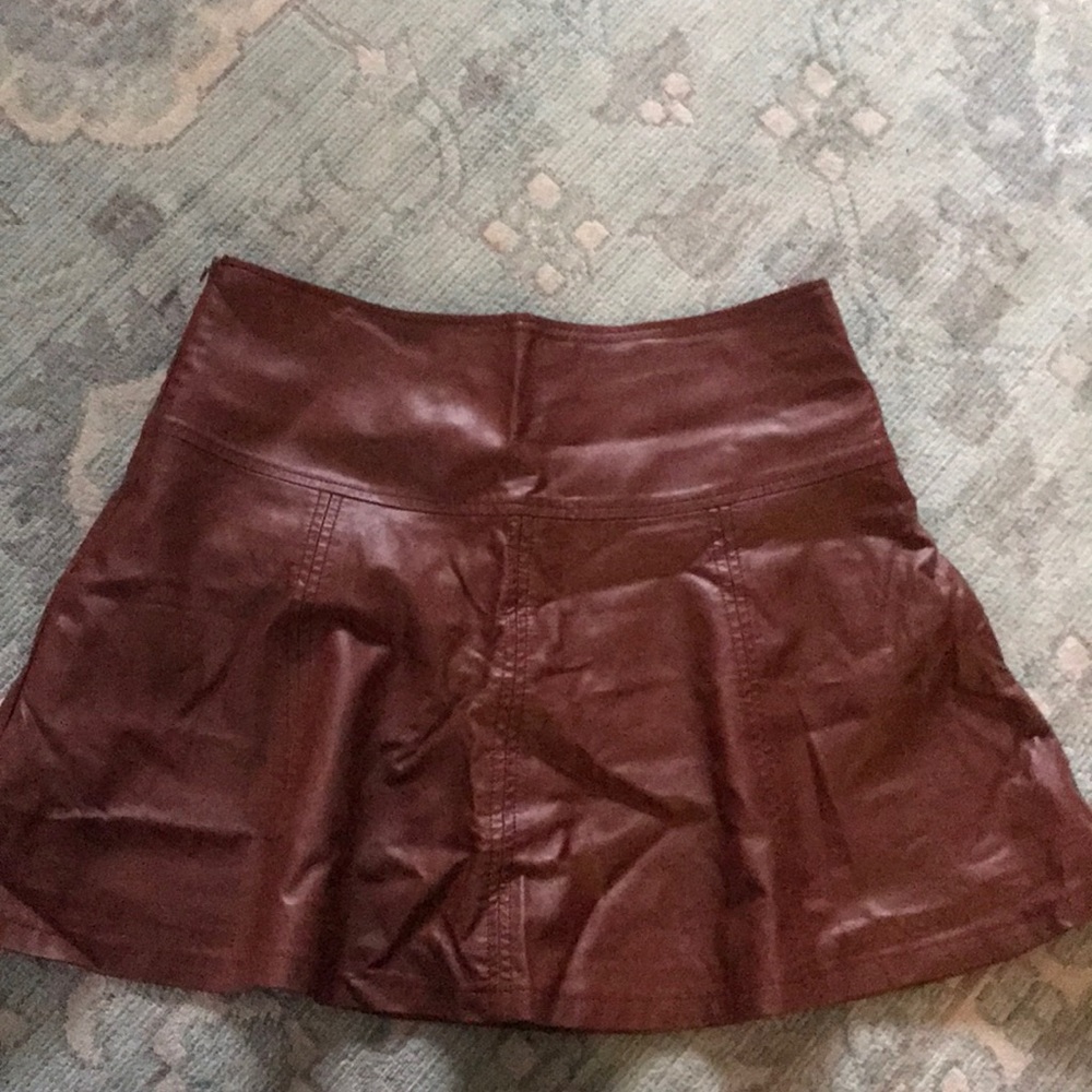 Forever 21 vegan leather skirt